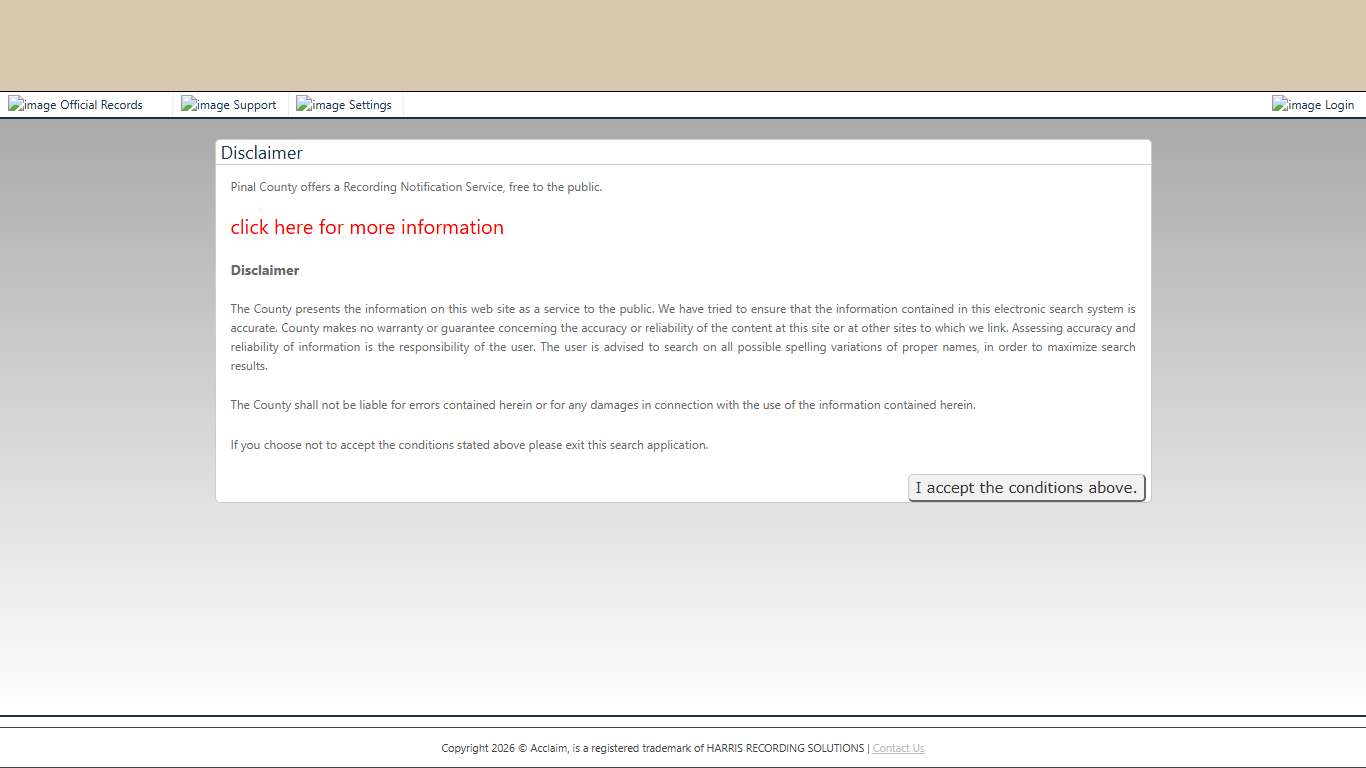 Pinal County Recorded Document Search